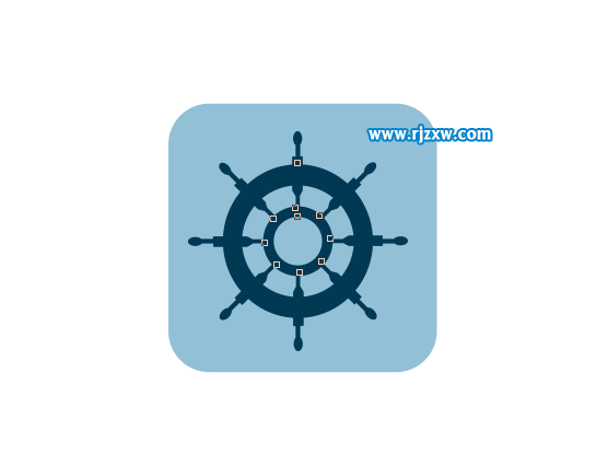 CorelDRAW X8怎么設計船舵的圖形？