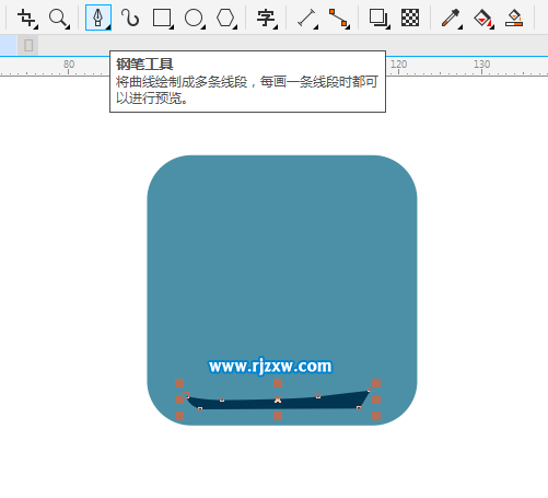 CorelDRAW X8怎么設計帆船圖案呢？