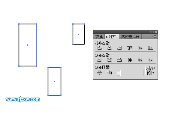 AI垂直居中對齊怎么使用