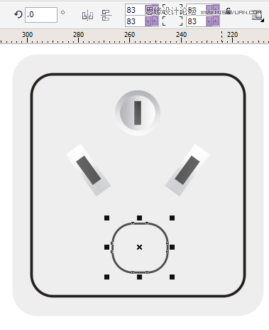 CorelDraw X5設計簡單的開關教程