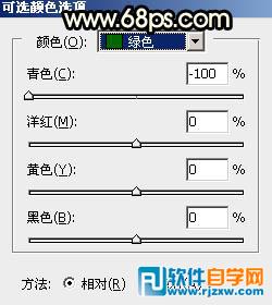 PS怎么給樹林模特調些較暗的晨曦陽光