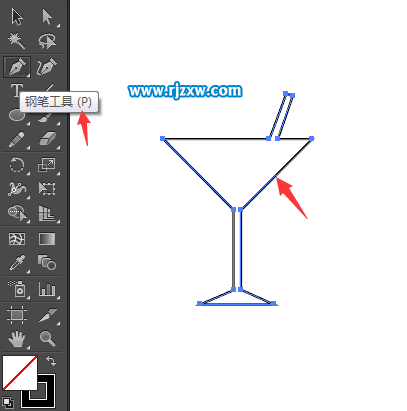 怎么用AI畫出飲料水杯簡筆畫呢？
