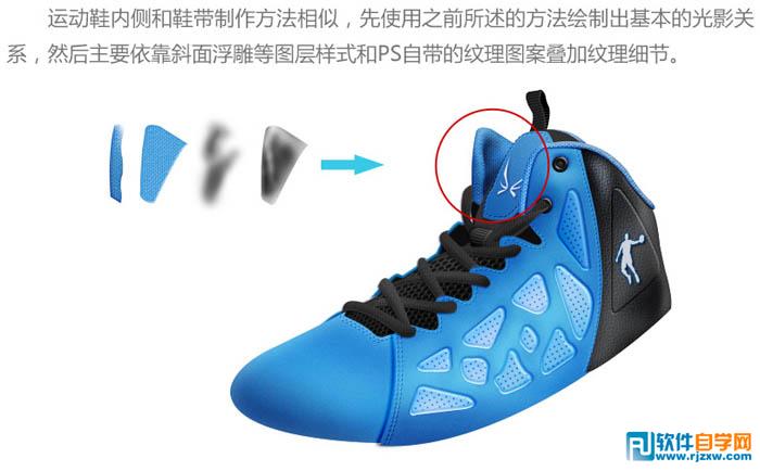 運動鞋的制作過程PS教程