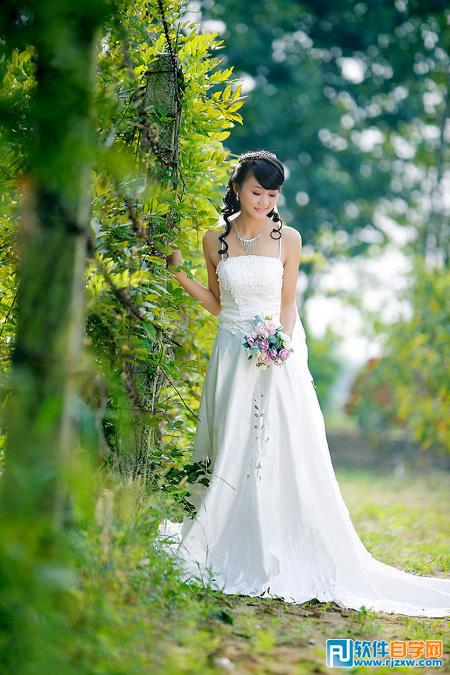 photoshop處理婚紗照