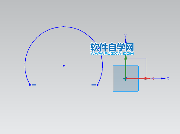 ug草圖中三點定圓弧的用法