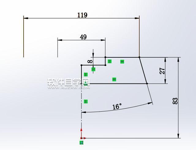 SolidWorks畫一個零件的介紹
