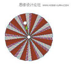 用CorelDRAW X6交互式工具設計旋轉復古背景
