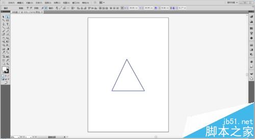 怎么教你用IllustratorCS5的連接和平均命令畫等腰三角形